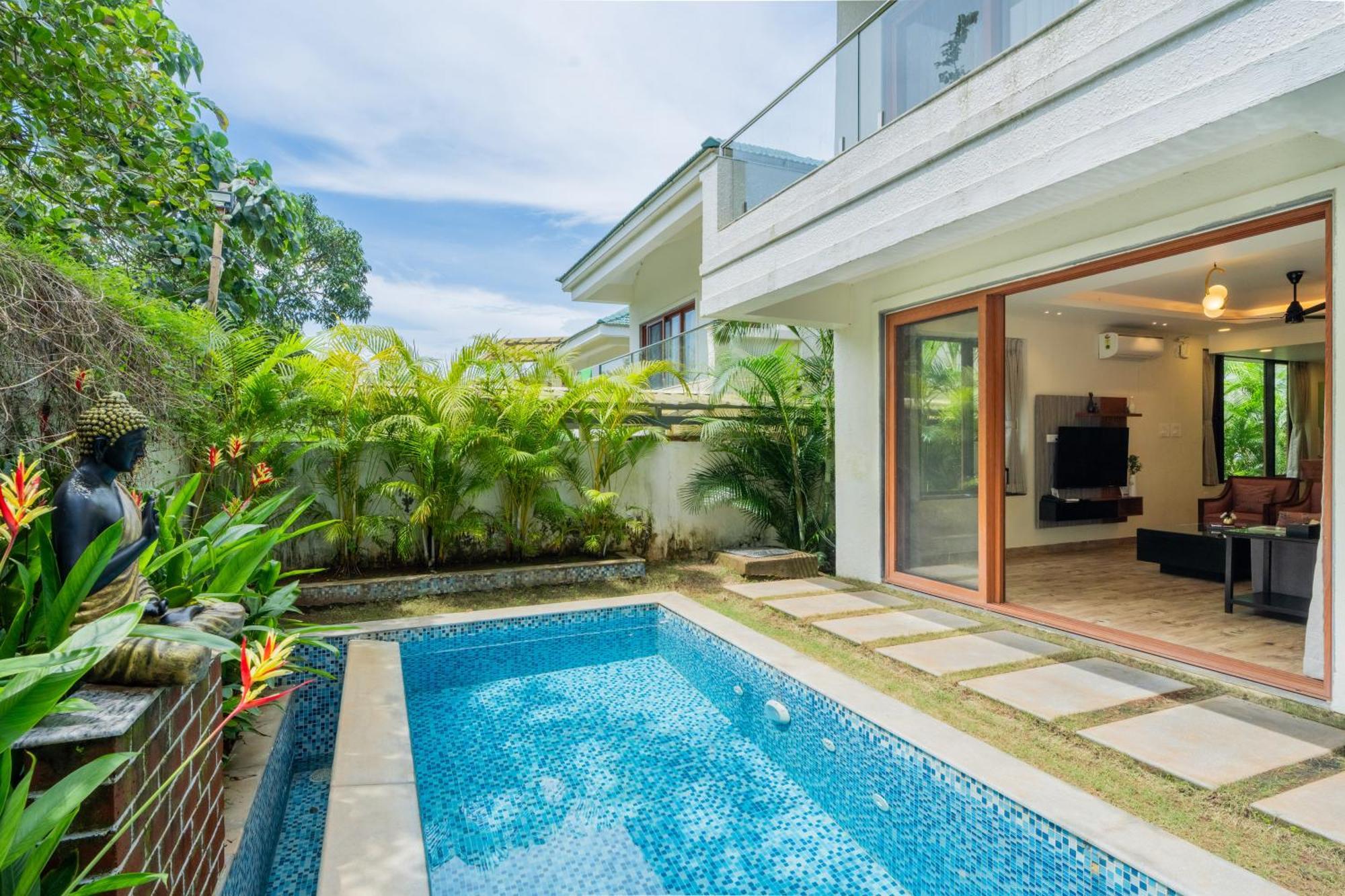 Elivaas 3 Bhk Pvt Pool & Bar - Villa Valerie Oxel Esterno foto