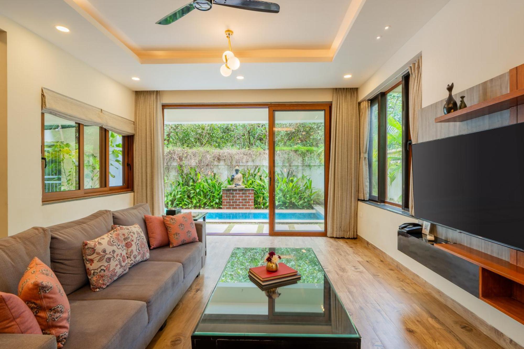 Elivaas 3 Bhk Pvt Pool & Bar - Villa Valerie Oxel Esterno foto