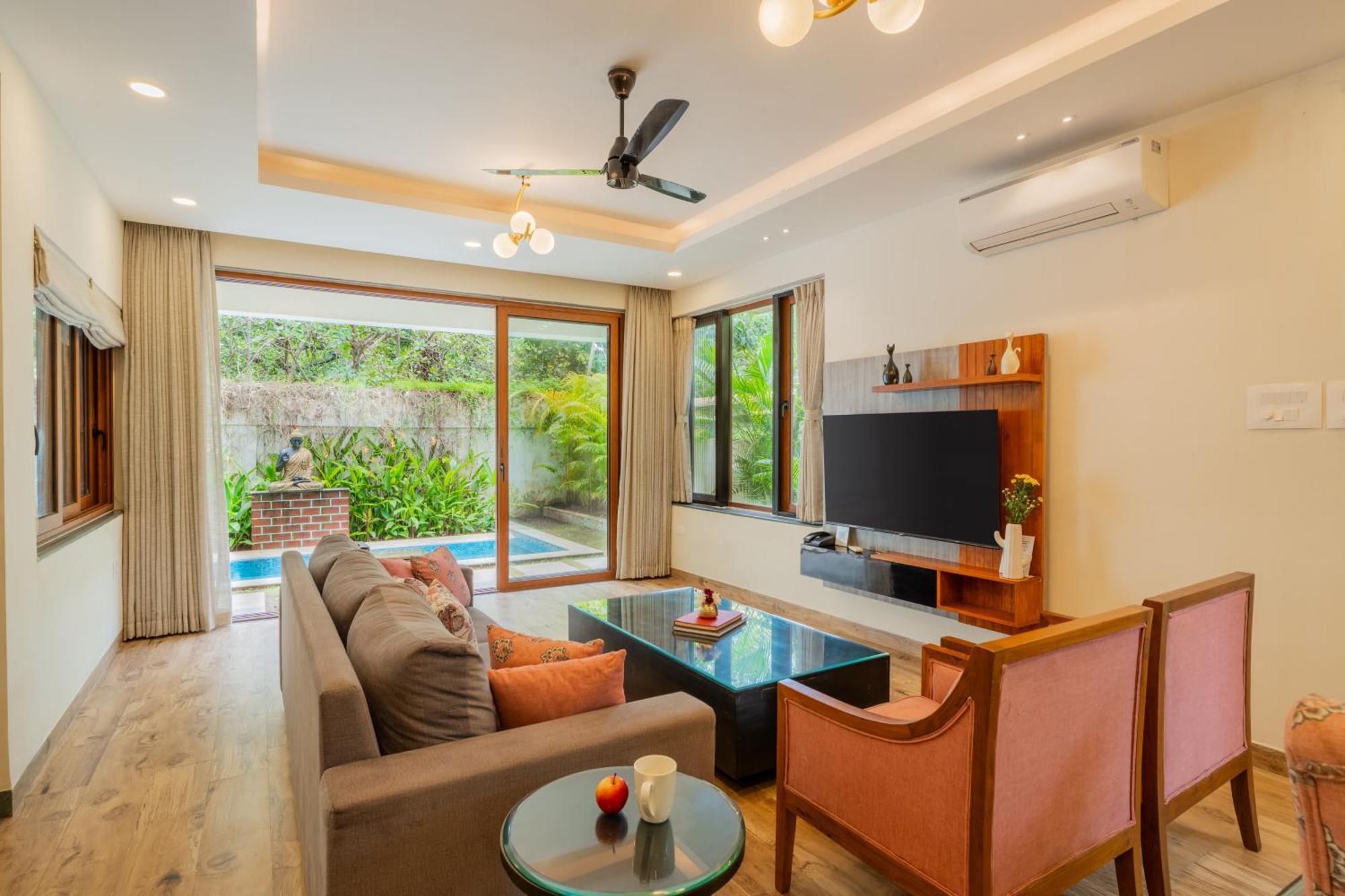 Elivaas 3 Bhk Pvt Pool & Bar - Villa Valerie Oxel Esterno foto